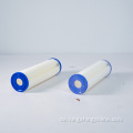 Waschbare 2,5x10 plissierte Poly-Sedimentfilterkartusche
